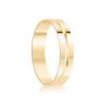 Par Aliança Ouro 18k Reta 3mm Diamantes (801524/1525)
