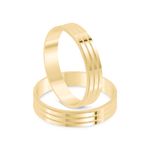 Par Aliança Ouro 18k Reta 2,5mm (800062)