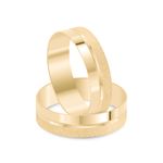 Par Aliança Ouro 18k Reta 5mm(801202)