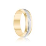 Par Aliança Ouro 18k Abaulada 5,6mm (801382)