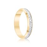 Par Aliança Ouro 18k Abaulada 4mm (801366)