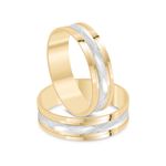 Par Aliança Ouro 18k Reta 5mm (801199)