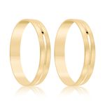 Par Aliança Ouro 18k Reta 3,3mm (801378)