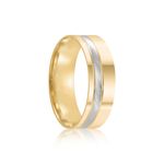 Par Aliança Ouro 18k Reta 6mm (801965)