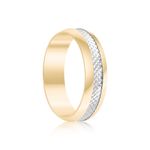 Par Aliança Ouro 18k Abaulada 5,6mm (801381)