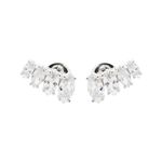 Brinco Prata Ear Cuff Zircônia 115723