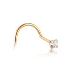 Piercing Ouro 18K Nariz Zircônia 2400222