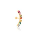 Piercing Ouro 18k Orelha Zircônia 2400526