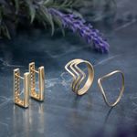 Brinco Ouro 18k Argola Trava 115719