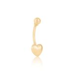 Piercing Ouro 18k Umbigo Coração 2400251