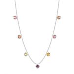 Gargantilha Prata Zircônia 604796
