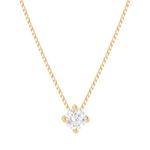 Gargantilha Ouro 18k Ponto de Luz Diamante 10 Pontos Coleção RV 515236/200688