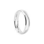 Aliança Prata Individual Abaulada Semi Anatômica 3mm 800263/800286