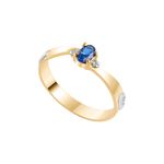 Anel Ouro 18k Formatura AG066 Zircônia