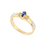 Anel Ouro 18k Formatura AG063 Zircônia