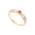 Anel Ouro 18k Formatura AG101 Zircônia