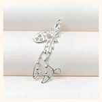 Pingente Prata Girafa Zircônia 505534
