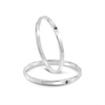 Par Aliança Prata Reta 1,6mm 802126