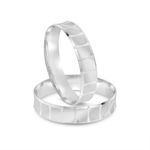 Par Aliança Prata Côncavo Semi Anatômica  5mm  802133