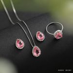Conjunto Prata Zircônia 3100747/312941