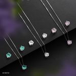 Conjunto Prata Zircônia 3100734