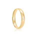 Aliança Ouro 18k Individual 800663/800106