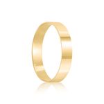 Aliança Ouro 18k Individual  Reta  3,5mm  (800805)