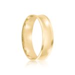 Aliança Ouro 18k Individual  Côncavo  5mm  (801326)