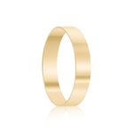Aliança Ouro 18k Individual  Reta  3,7mm  (801334)