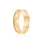 Aliança Ouro 18k Individual  Reta  5mm  (801931)