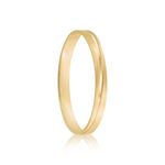 Aliança Ouro 18k Individual  Reta  2,3mm  (802039)