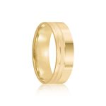 Aliança Ouro 18k Individual  Reta  6mm  Diamante  1,5  pts  (801963/1964)