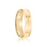 Aliança Ouro 18k Individual  Reta  5mm  Diamante  1,5  pts  (801966/1967)