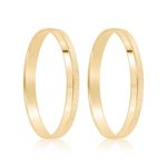 Par Aliança Ouro 10k  Reta  2,4mm  (802569)