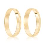 Par Aliança Ouro 10k  Reta  3,3mm  (802567)