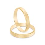 Par Aliança Ouro 10k  Reta  3,2mm  (802566)