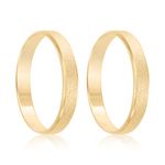 Par Aliança Ouro 10k  Reta  3,2mm  (802566)