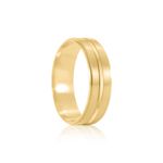 Par Aliança Ouro 10k  Reta  Zircônia  5,6mm  (801601/1656)