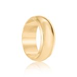 Par Aliança Ouro 10k  Abaulada  Zircônia  7,8mm  (801556/1642)