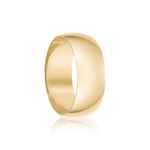 Par Aliança Ouro 10k  Abaulada  Zircônia  7mm  (801737/2180)