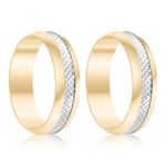 Par Aliança Ouro 10k  Abaulada  5,7mm  (801558)