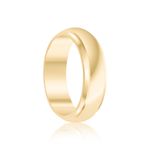 Par Aliança Ouro 10k  Abaulada  Zircônia  5,7mm  (801554/1641)