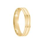 Aliança Ouro 18k Individual Reta 4mm (801987)