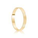 Aliança Ouro 18k Individual Reta 2,5mm (800061)