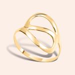 Anel Ouro 18k Angélica