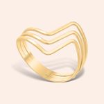 Anel Ouro 18k Vazado 312571