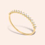 Anel Ouro 18k Aparador Zircônia 313284