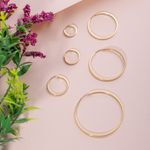 Brinco Ouro 18K Argola Redondo 105094