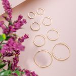 Brinco Ouro 18K Argola 109901