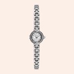 Relógio Seculus Mini Prata com Cristais Feminino